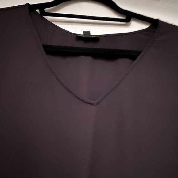 Talbots Black Loose Fitting Blouse - Tie Sleeves - XL. (Like New) - Picture 11 of 16